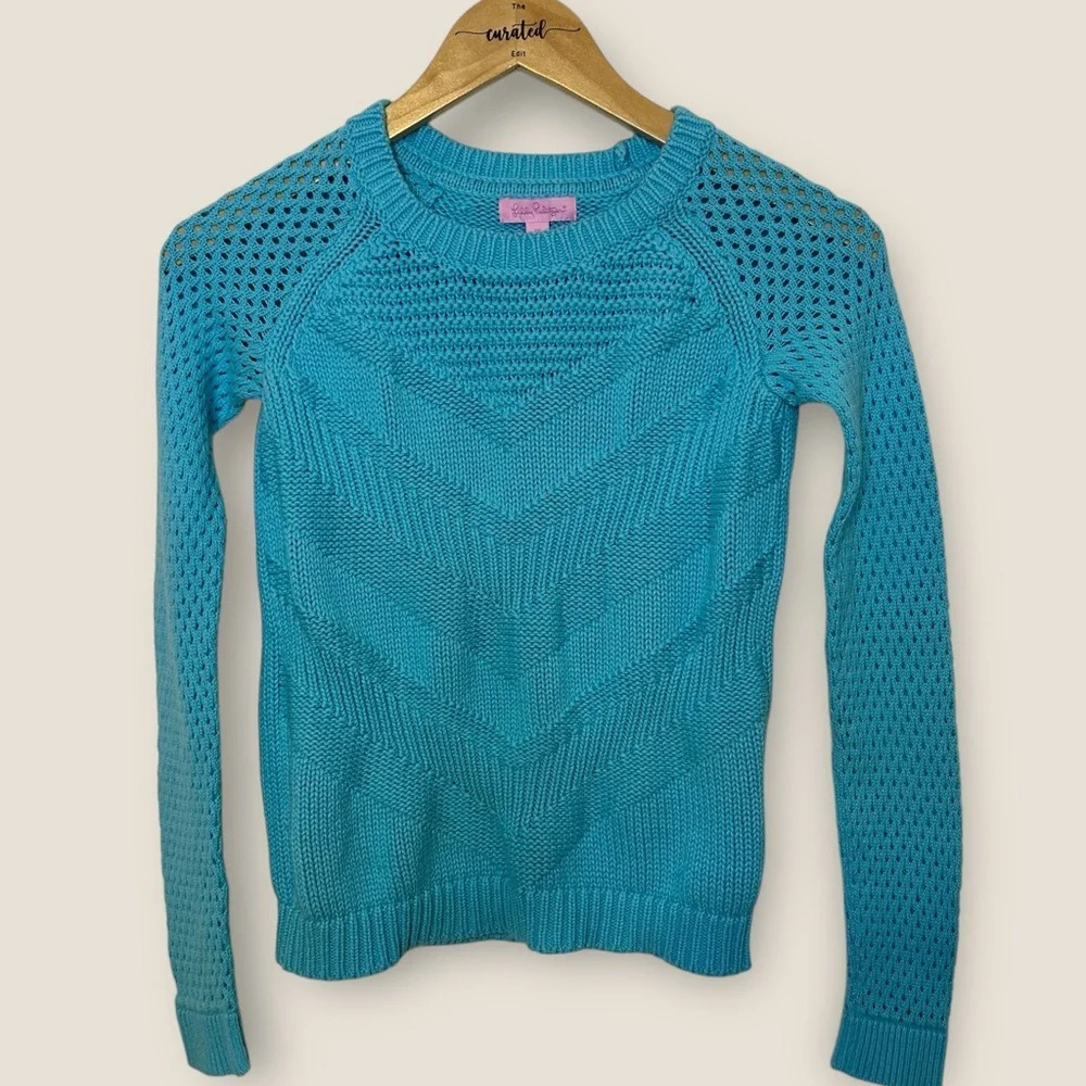 Lilly Pulitzer | Blue Sweater | Size XS